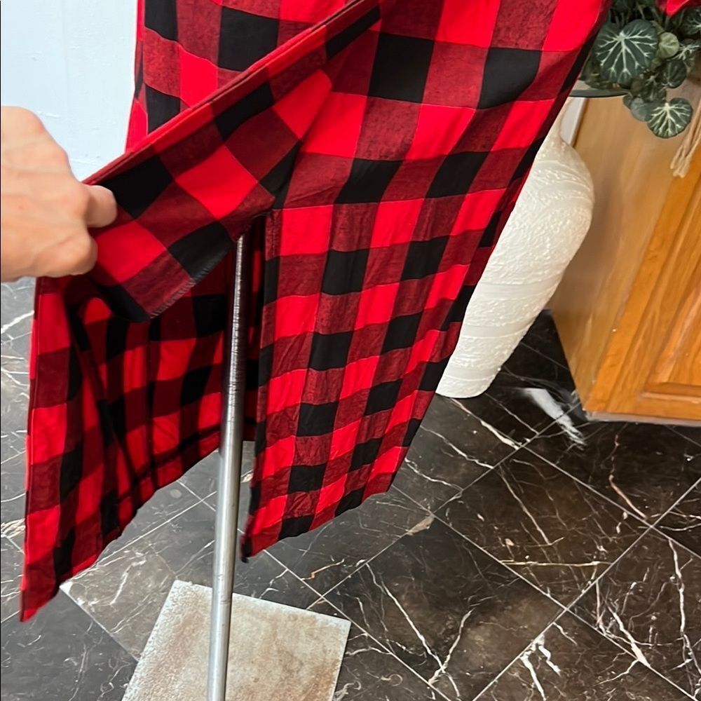 R.J. Steven by carol escritor vintage Plaid Red and Black Women's Dress - Picture 7 of 16